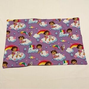 Dora the Explorer Pillowcase Homemade 20” x 12.5” Pillow Case